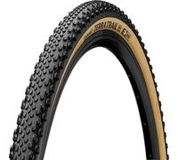 Neumático gravel 700x35c ts continental terra trail shieldwall tlr negro/crema