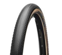 Neumático gravel 700x38c tr hutchinson overide tt negro/marrón tan (38-622)