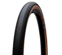 Neumático gravel 700x38c ts hutchinson overide tlr hardskin negro/marrón tan (