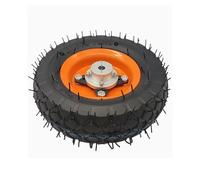 Neumático inflable de goma de 200 mm con acoplador de sujeción, rueda de chasis de 8 pulgadas para Smart Car, rueda motriz (eje de acoplador de 12 mm)