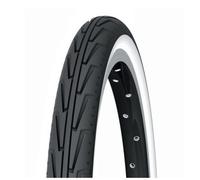 Neumatico michelin 24 600a confort (37-541) city junior flanco blanco para bici