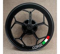 Neumático Motocicleta 17 Pulgadas para Ducati Corse V4 797 748 1098 S 821 696 para Monster 1100, Pegatinas De Rueda, Calcomanías De Rayas Reflectantes(Color 5)