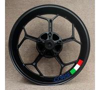 Neumático Motocicleta 17 Pulgadas para Ducati Corse V4 797 748 1098 S 821 696 para Monster 1100, Pegatinas De Rueda, Calcomanías De Rayas Reflectantes(Color 11)