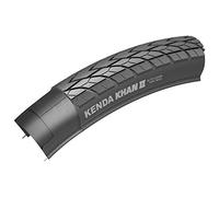 Neumático para Bicicleta Khan II Preferred - 26 x 1.75 - TPI 30 - Uso Urbano Gran Rapidez y Ligereza - Excelente para Pavimento Mojado - Cubiertas para Bicicleta - Negro - Kenda