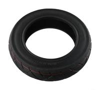 Neumático para scooter, 25.4 cm sin cámara 10x2.125, rueda de repuesto delantera y trasera, goma negra 520g para eléctrico