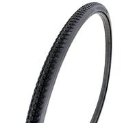 Neumático para silla de ruedas 24 x 1 3/8, negro, 100% a prueba de pinchazos, totalmente de poliuretano, perfil de bloque