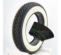 Kenda Neumático K333 3.00-10 Banda blanca para Vespa 50cc – 1 unidad