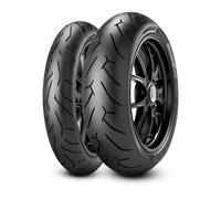 Neumatico pirelli diablo rosso ii 170/60 zr 17 m/c (72w) tl para moto repuestos