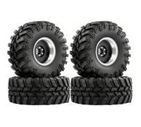 Neumático Rueda Beadlock 2,2" para Axial para SCX10 I II III Pro 1/10 1/8 | Mejoras coches RC, ruedas neumáticos metal bloqueo cuentas 4piezas que mejoran agarre sobre orugas Carreras