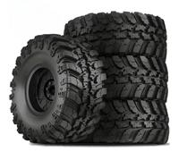 Neumático Rueda Beadlock 2,2" para Axial para SCX10 I II III Pro 1/10 1/8 | Mejoras coches RC, ruedas neumáticos metal bloqueo cuentas 4piezas que mejoran agarre sobre orugas Carreras