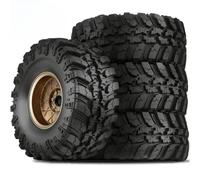 Neumático Rueda Beadlock 2,2" para Axial para SCX10 I II III Pro 1/10 1/8 | Mejoras coches RC, ruedas neumáticos metal bloqueo cuentas 4piezas que mejoran agarre sobre orugas Carreras