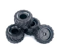 Neumático Ruedas para Small Foot para ARRMA para MJX 1/14 1/16 RC | 96 mm neumáticos de pies pequeños para RC 1/14 1/16, pieza de caucho para un reemplazo confiable. Neumáticos
