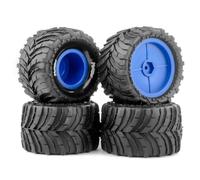 Neumático Ruedas para Small Foot para ARRMA para MJX 1/14 1/16 RC | 96 mm neumáticos de pies pequeños para RC 1/14 1/16, pieza de caucho para un reemplazo confiable. Neumáticos
