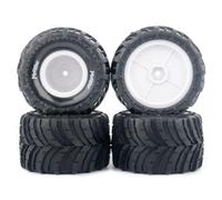 Neumático Ruedas para Small Foot para ARRMA para MJX 1/14 1/16 RC | 96 mm neumáticos de pies pequeños para RC 1/14 1/16, pieza de caucho para un reemplazo confiable. Neumáticos