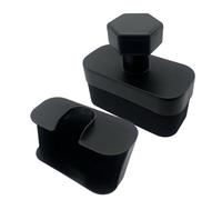 Neumático Shine Applicator, Pulishing Sponge Brush,6,3 x 5,12 x 3,15 pulgadas Auto Wheel Tool, no Slip Handle Accessory for Sedan Vehicle Detailing and Practical Use by Rental Companies or Car