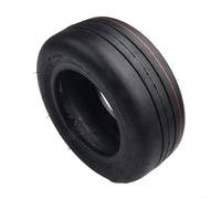 Neumático sin cámara para rueda delantera de karting para Ninebot Mini Pro 80/60-5 neumáticos de goma resbaladizos para equilibrio Go Kart piezas de repuesto con ranuras de drenaje para conducción