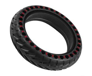 Neumático sólido, 8.5 pulgadas 50/75-6.1, neumático sin cámara de 8 1/2x2, tracción todo terreno a prueba de pinchazos, goma resistente al calor, para scooter M365 Pro (rojo)