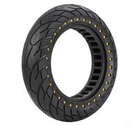 Neumático sólido de 10 x 2,5 pulgadas para scooter Kugoo M4 - para rueda delantera trasera de goma antideslizante a prueba de pinchazos, color negro (amarillo)