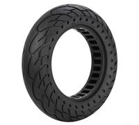 Neumático sólido de 10 x 2.5 pulgadas para scooter Kugoo M4 - para rueda delantera trasera de goma antideslizante a prueba de pinchazos negro (negro)