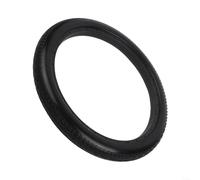Neumático sólido de bicicleta de 16 x 1.75 pulgadas, rueda de goma resistente a pinchazos, compatible con sillas de ruedas y ciclos, material negro inodoro para viajes seguros al aire libre (negro)