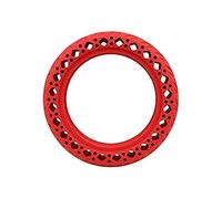 Neumático solido dibujo nido de abeja 8,5" - Color Rojo - compatible con SCOOTER XIAOMI y similares