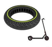 Neumático sólido M365 de 8.5 pulgadas, neumático de scooter eléctrico con línea verde fluorescente, rueda de repuesto TPE resistente para scooter 1S Pro