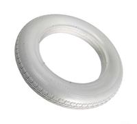Neumático sólido plano de 12.5 pulgadas 12 1/2 x 2 1/4 para bicicleta eléctrica, silla de ruedas, scooter, bicicleta infantil, neumático de goma todo terreno, no requiere mantenimiento (gris)