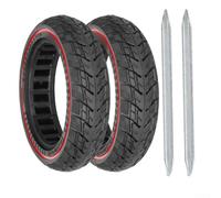 Neumático sólido todoterreno de 8.5 x 2 pulgadas para scooter eléctrico, rueda de goma a prueba de pinchazos 50/75-6.1 con agarre mejorado, resistente al desgaste para reemplazo Honeycomb, para