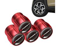 Neumático Valve Stem Covers - Wheel Hub Caps, Air Valve Plugs | Rubber Ring Sealed Cover, Leak-Proof Tire Protector for Car Cycling, Outdoor Rides, Vehicle Setup, Auto Care, Stem Protection
