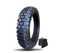 Neumático y cámara de aire 110/90-16 para moto todoterreno, compatible con modelos 110/90/16, banda de rodadura para moto todoterreno delantera o trasera, 8 P.R. 280 kpa 65 p