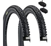 Neumáticos 29 x 2.25 (57-622) Antipinchazo Negro 2 + Cámaras América MTB