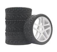 Neumáticos Carreras para Hobao para Team para Losi Carson 1/8 RC | Las ruedas plástico neumáticos goma 100mm brindan agarre firme y estable curvas para 1/8 carretera. Juego Ruedas RC