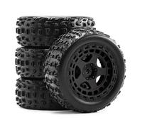 Neumáticos Coche RC Compatible con Arrma para Typhon para Grom 1/18 RC Car Upgrade Parts Accesorios 4 Piezas 69 Mm Neumático De Goma Neumático 12 Mm Hex