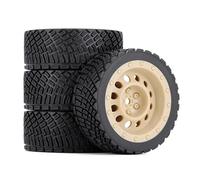 Neumáticos Coche RC Compatible con Rolly para WLtoys 144001 4 Uds Amarillo 12mm Hex 67mm 1/14 1/10 RC Neumáticos De Goma Rueda Neumático Repuestos Accesorio
