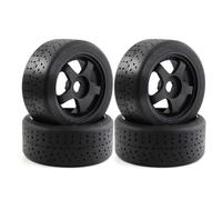 Neumáticos Coche RC para Arrma para Infracciones para Delitos para Graves para Limitless Piezas De Mejora para Coche RC 1/7 4 Piezas De 5 Radios, 100 X 42 Mm, 42/100, Rueda Hexagonal 17 Mm(Black)