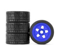 Neumáticos Coche RC para ARRMA por Infracción por Delito Grave para LT18090 1/7 Neumático RC Modelo De Simulación Accesorios Neumáticos Run-Flat Neumáticos 4 Uds(Blue)