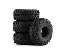 Neumáticos Coche RC para Axial para SCX24 para TRX4M para AX24 Piezas 4 Piezas Neumáticos De Rueda De Goma Blanda Terreno Rocoso para 1/18 RC Micro Crawler Car