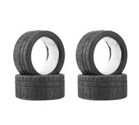 Neumáticos Coche RC para EX-07 1/7 RC Piezas De Mejora De Coche Accesorios De Repuesto 4 Uds Neumático De Goma con Inserto De Espuma 8584 para Racing