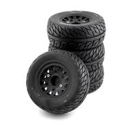 Neumáticos Coche RC para HSP para Sonic 94102 GT LC para Racing PTG-2 para Tamiya 1/8 1/10 Escala RC En Coche De Carretera para Modelo Neumáticos Y Ruedas Goma(Black,A)