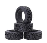 Neumáticos Coche RC para Tamiya para CC01 para Axial para Scx10 para Traxxas para TRX-4 4 Neumáticos RC para Coche De Orugas Flat Run RC 1:10 para Carretera De 1,9 Pulgadas Y 12 Mm