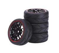 Neumáticos Coche RC para Tamiya para TT01 para TT02 XV01 TA06 PTG-2 1/10 RC para Coches De Carreras Neumáticos 65mm En Carretera para Ruedas Coche Derrape