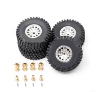 Neumáticos de 4 ruedas con par extendido para TRX4M diseñados para Traxxas RC Crawlers incluyendo para Defender y escala 1/18 que ofrece rendimiento todoterreno (negro B)
