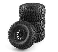 Neumáticos de Coche RC Compatible con ARRMA para Mojave para TRAXXAS 1/7 RC Coche para Desierto Camión De Recorrido Corto Todoterreno para Buggy Neumático De 135mm Rueda Hexagonal De 17mm(Black)