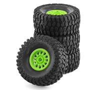 Neumáticos de coche RC Compatible Con ARRMA Para Mojave Para TRAXXAS 1/7 RC Coche Todoterreno Para Buggy 4 Uds 135mm Para Desierto Neumático De Camión De Recorrido Corto Rueda Hexagonal De 17mm(Green)