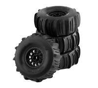 Neumáticos de Coche RC Compatible con ARRMA para Mojave para TRAXXAS 1/7 Todoterreno para Buggy Camión De Recorrido Corto del Desierto 4 Uds. Neumático para Arena De 138mm Rueda Hexagonal 17mm(Black)