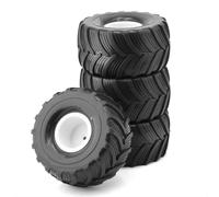 Neumáticos de Coche RC Compatible con Losi para Mini para LMT 1/10 1/18 RC Actualización De Coche Piezas 4 Uds 100mm para Monster Truck para Buggy Neumáticos Rueda Hexagonal De 12mm