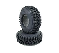 Neumáticos de Coche RC para Axial para SCX10 D90 TF2 para MST para Tamiya para Voodoo 1:10 RC Crawler Car Upgrade Parts 2 Piezas De Neumáticos De Goma De 1,9 "105 * 35 Mm