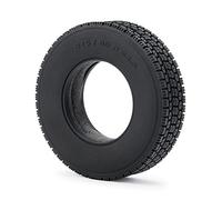 Neumáticos de Goma Delanteros y Traseros 315/80 R 22,5 compatibles con Tamiya 1:14 RC Remolque Tractor camión Piezas de Mejora (Color : 1Pcs 22mm)