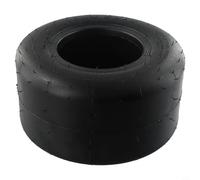 Neumáticos de goma Go Kart 10x4.50-5 y 11x7.10-5 Ruedas delanteras traseras sin cámara para carreras al aire libre en tierras privadas con fuerte durabilidad y resistencia al desgaste, color negro