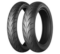 NEUMÁTICOS DE PAREJA BRIDGESTONE 100/80-17 52H + 140/70-17 66H BATTLAX BT39